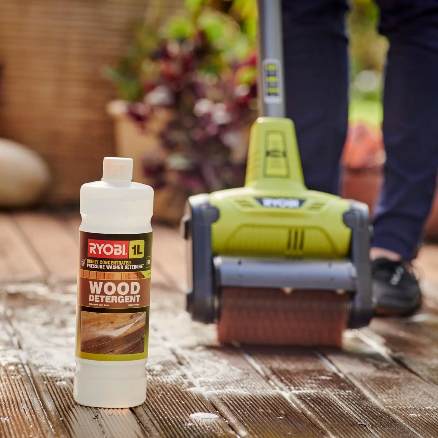 Pulisci Patio Ryobi RY18PCB-140 18V 4Ah