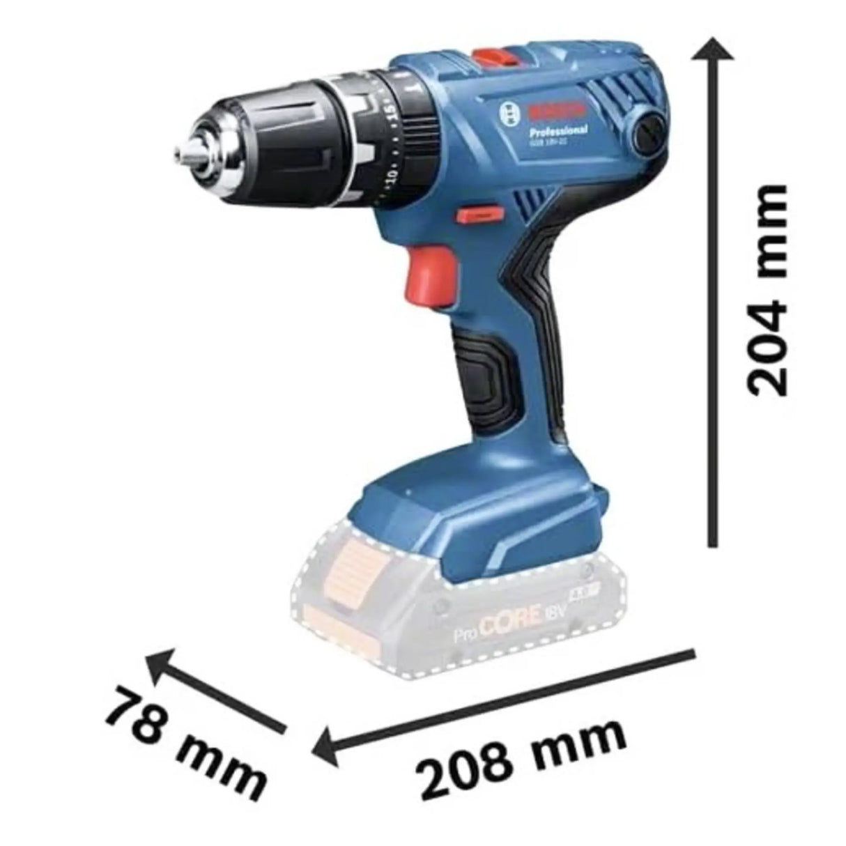 Trapano Avvitatore Bosch GSB 18V-21 2Ah