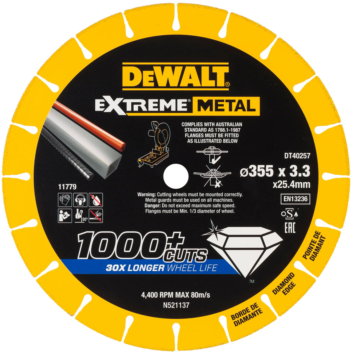 Trennscheibe Dewalt DT40257-QZ