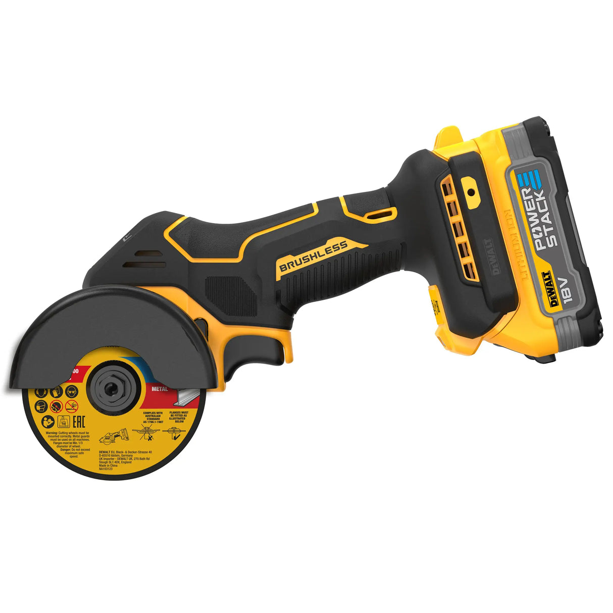 Mini Troncatrice Dewalt DCS438E2T-QW 18V 1.7Ah