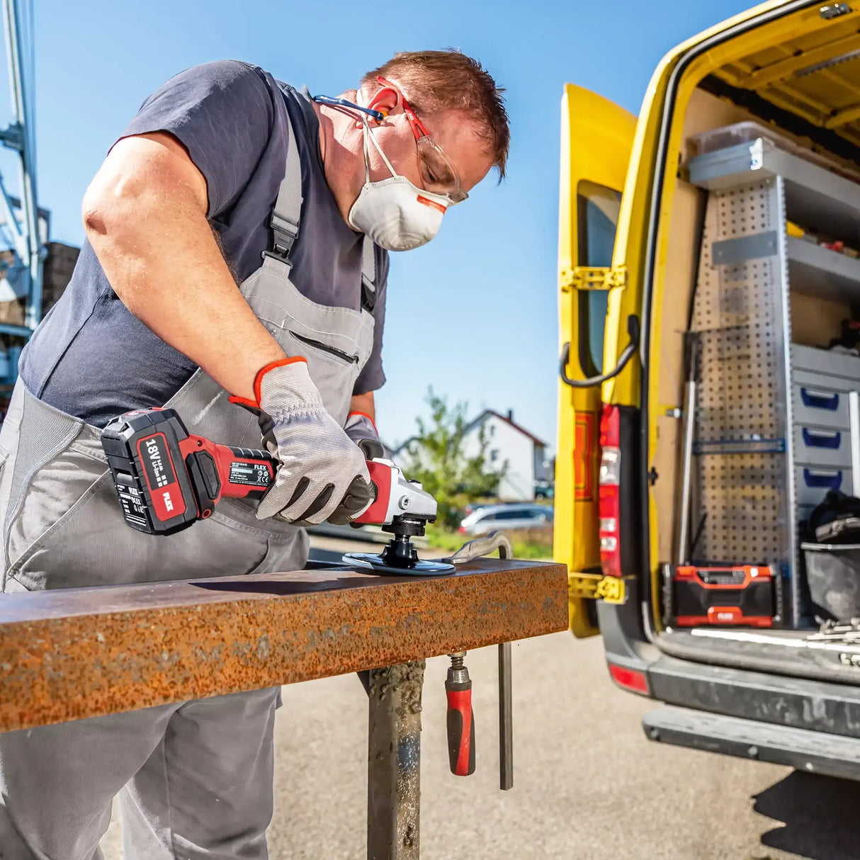 Smerigliatrice angolare Flex LBE 125 18V EC C