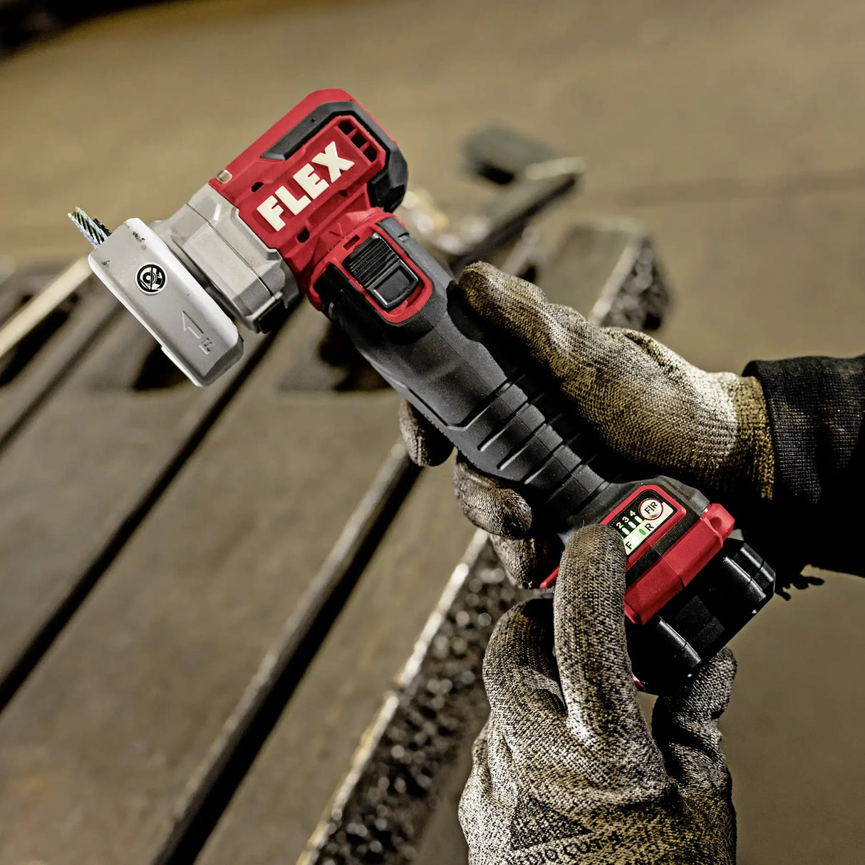 Smerigliatrice angolare Flex LBE 76 12V EC