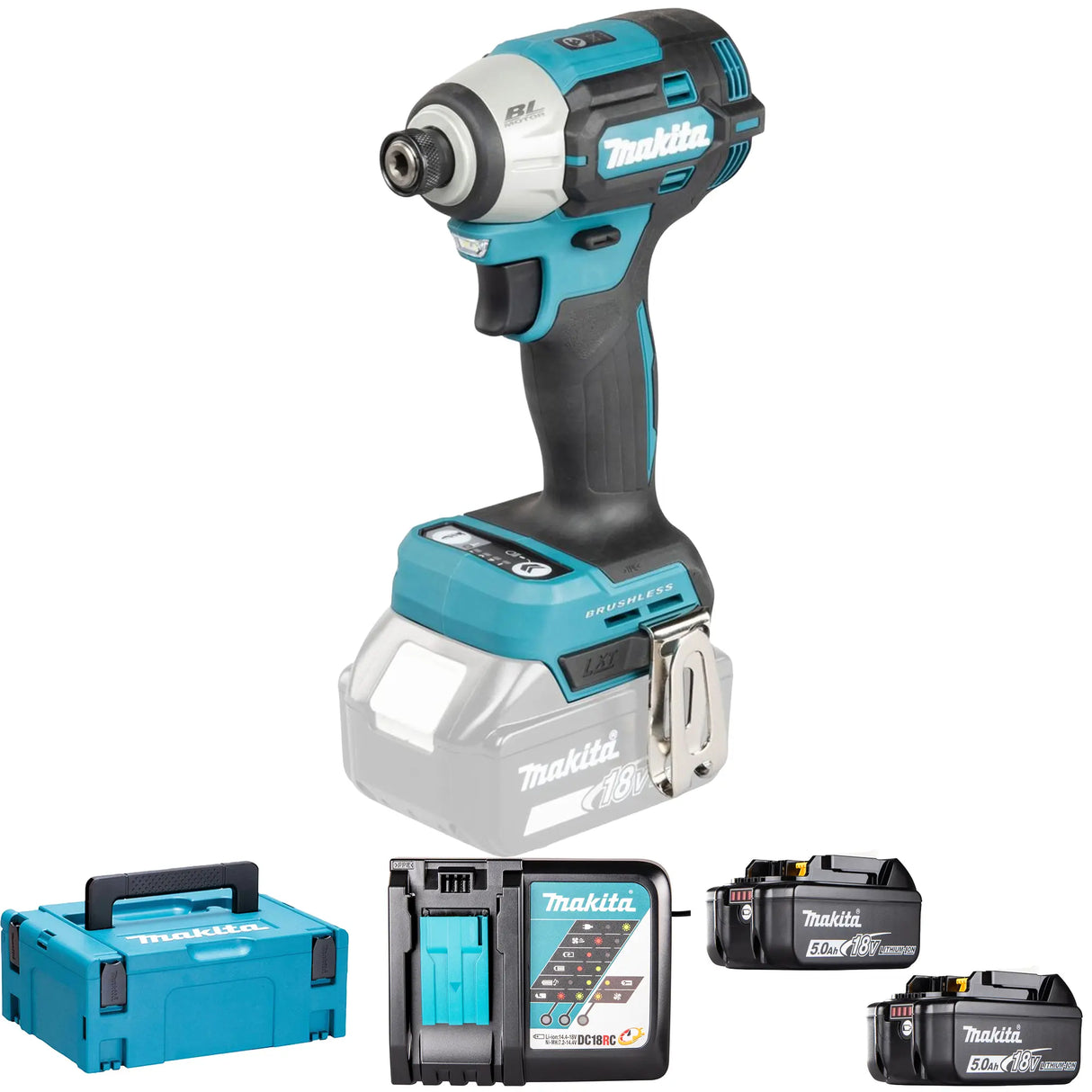 Avvitatore a impulsi Makita DTD201RTJ 18V 5Ah