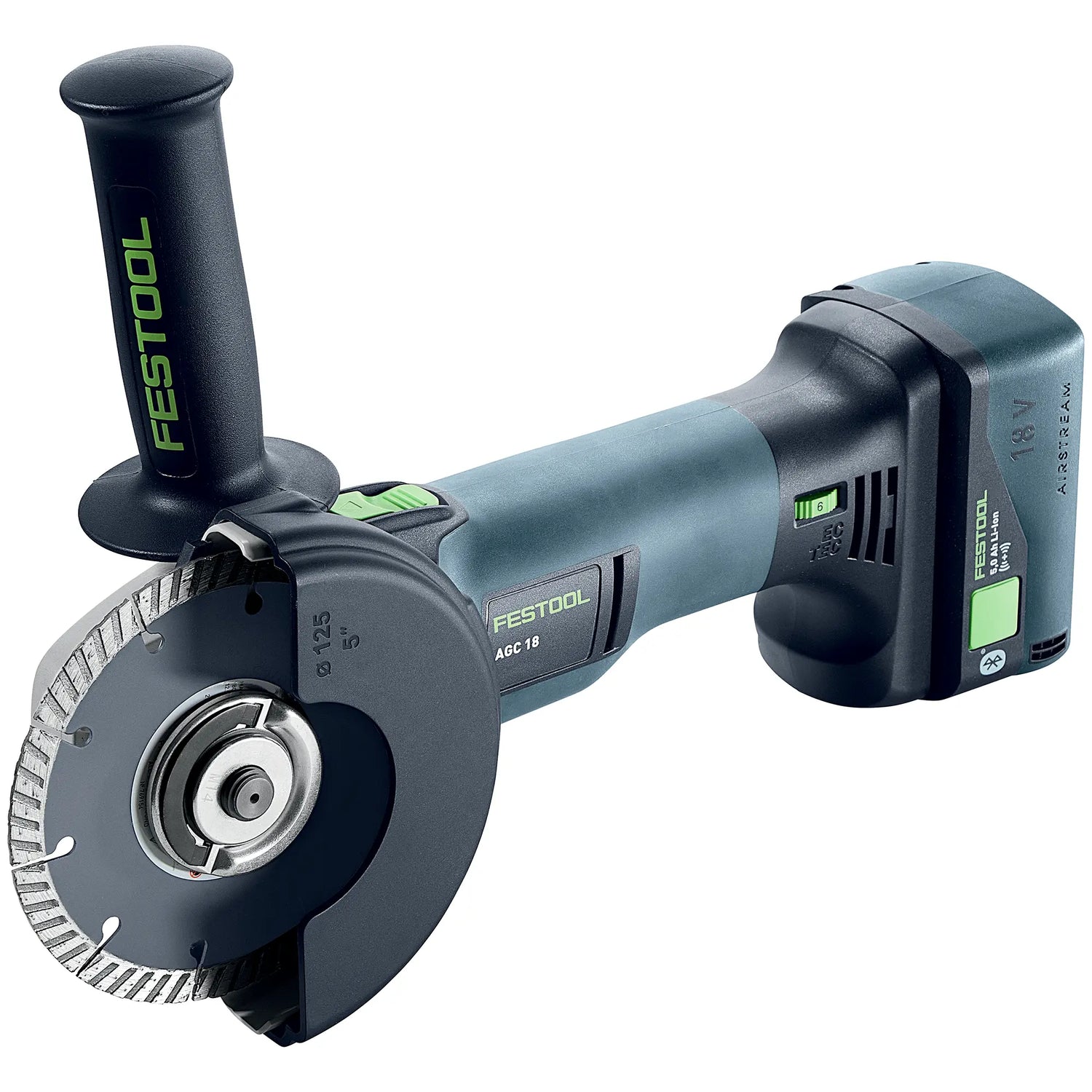 Smerigliatrice Festool AGC 125 EB-Basic 18V 5Ah