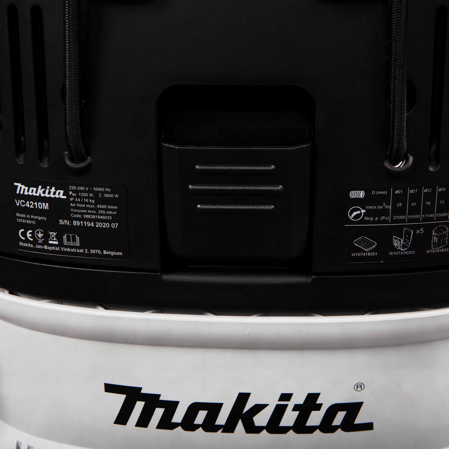 Aspirapolvere Professionale Makita VC4210MX 1200W