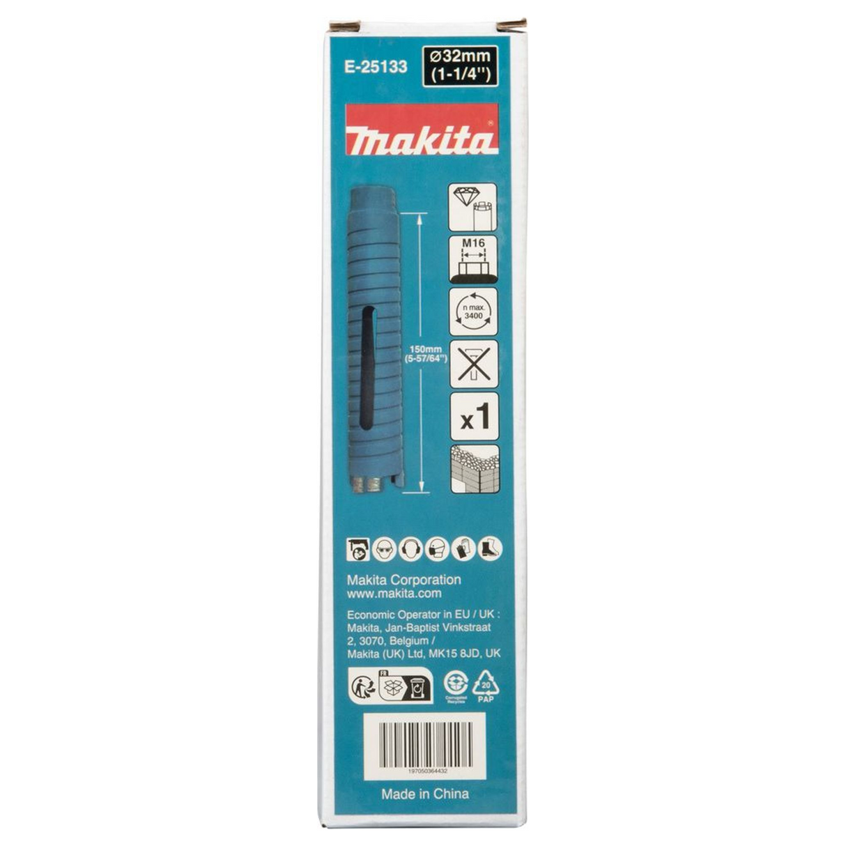 E-25133 - Diamantkrone Makita E-25133 32mm M16 Trocken - Bild 5