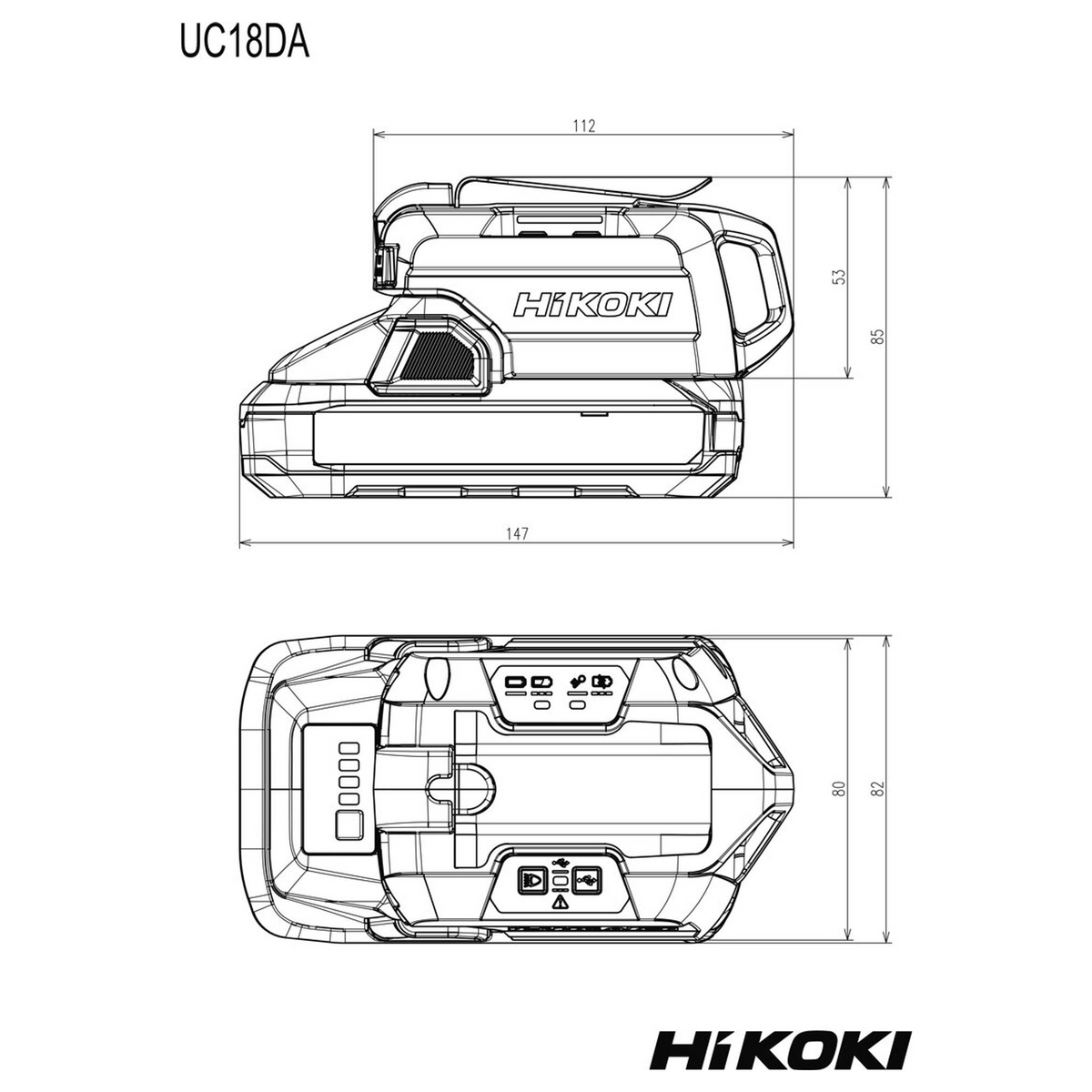 UC18DAW4Z – HiKOKI UC18DAW4Z 18V USB-Adapter und Ladegerät – Bild 8