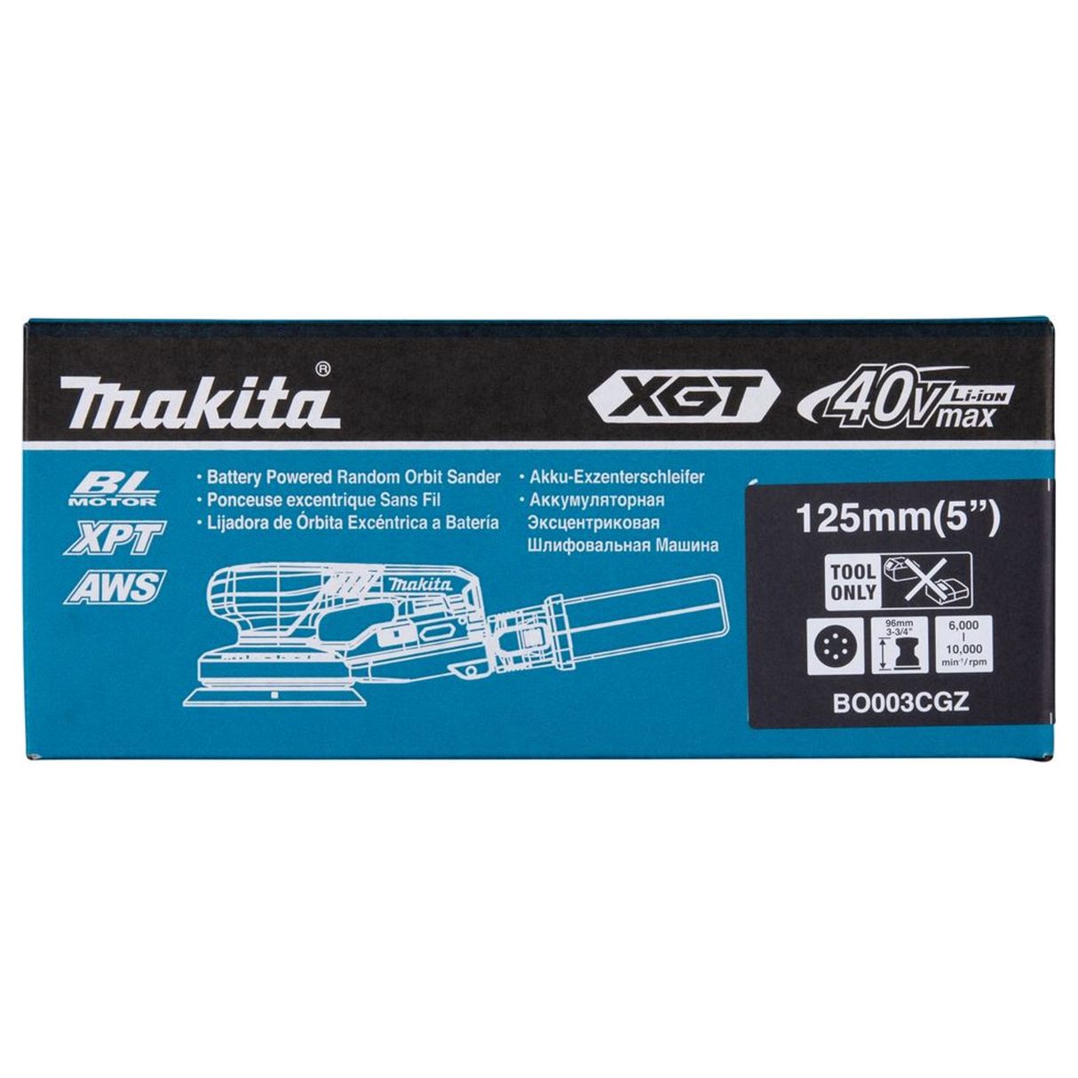 BO003CGZ - Exzenterschleifer Makita BO003CGZ 40V - Bild 19