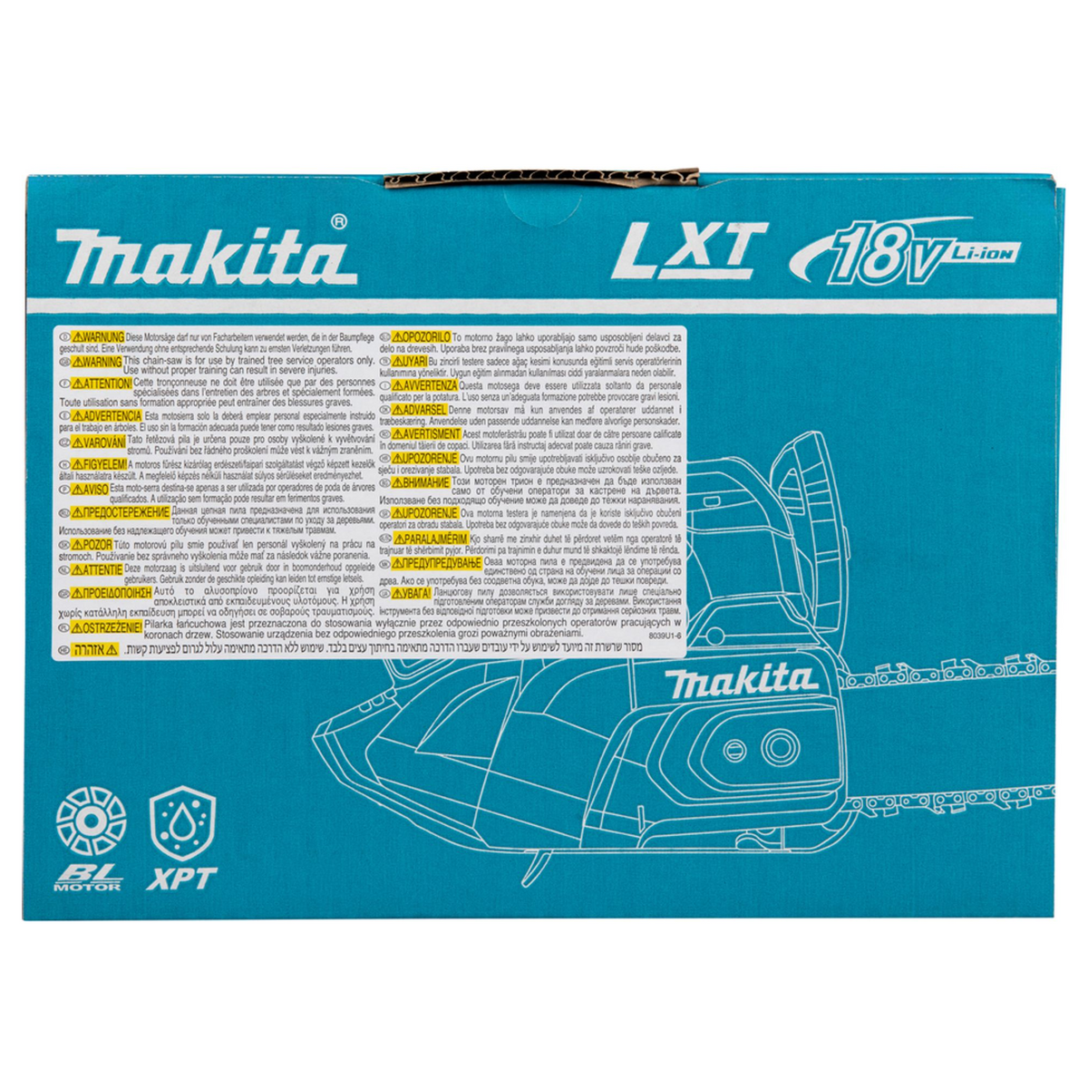 DUC258Z - Elektrische Kettensäge mit Topgriff Makita DUC258Z 18V - Bild 22