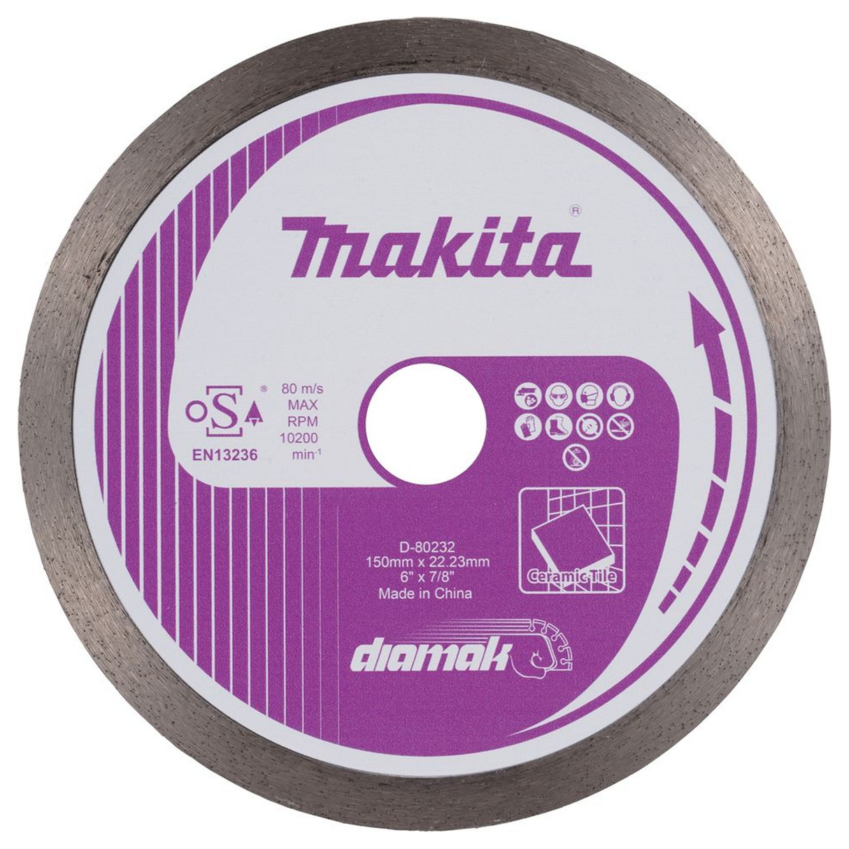 Disco Diamantato Makita D-80232 150mm Corona Continua