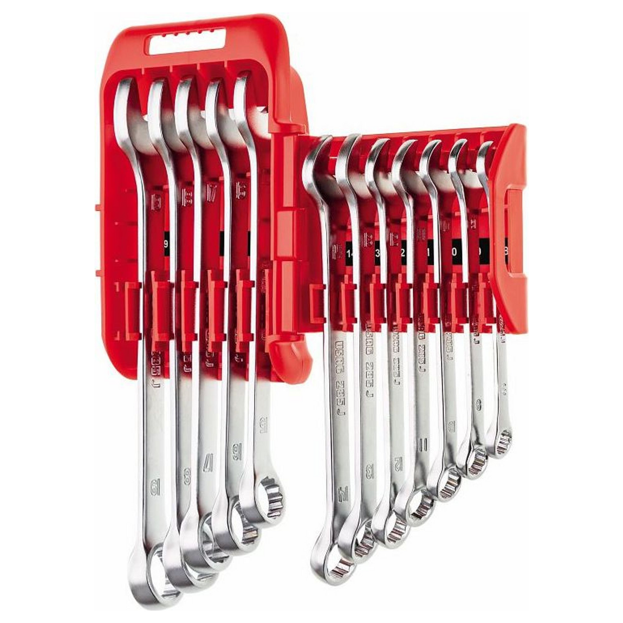 U02851746 - Satz mit 12 Kombinationsschlüsseln USAG 285 J/DS12 8-19mm - Bild 2