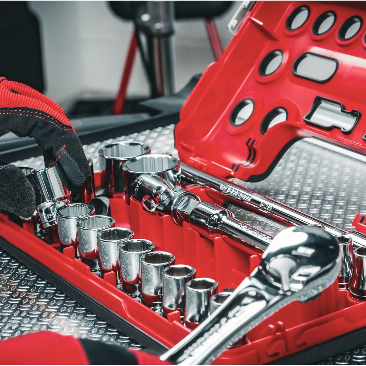 SL.DBOX1GRPPB - Set Chiavi a Bussola Facom SL.DBOX1GRPPB 1/2" OGV Grip 21 pezzi - Immagine 11