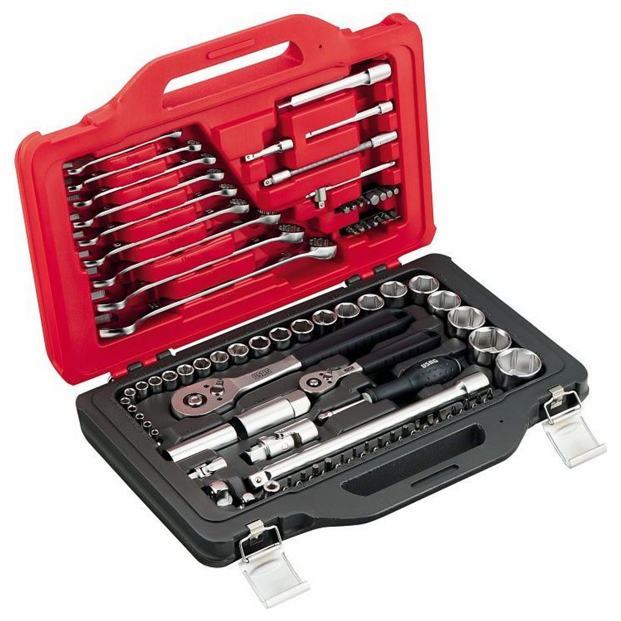 U06010030 - Sortiment an Steckschlüsseln und Schraubenschlüsseln USAG 601 1/4-1/2 JS82 82 Stück