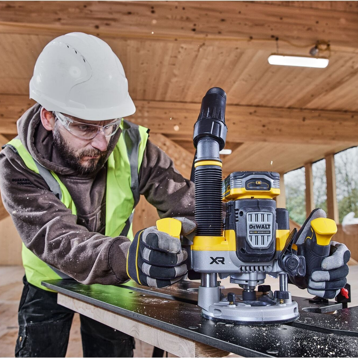 DCW620NT-XJ - Elektrische Fräsmaschine Dewalt DCW620NT-XJ 18V - Bild 9