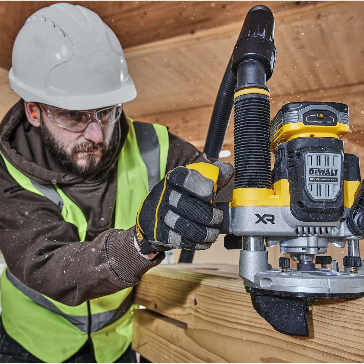 DCW620NT-XJ - Elektrische Fräsmaschine Dewalt DCW620NT-XJ 18V - Bild 10