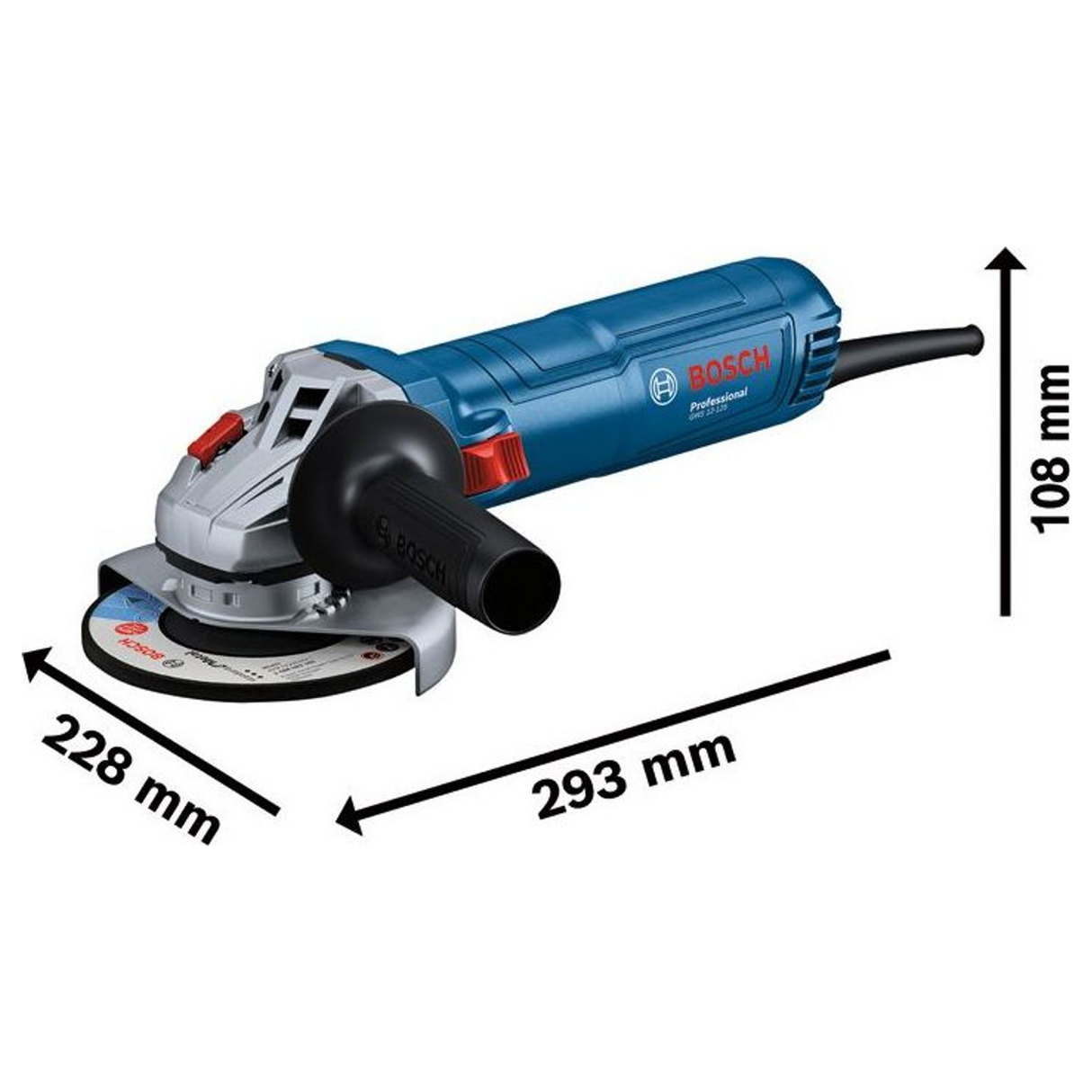 06013A6101 - Schleifmaschine Bosch GWS 12-125 PRO 1200W - Bild 20