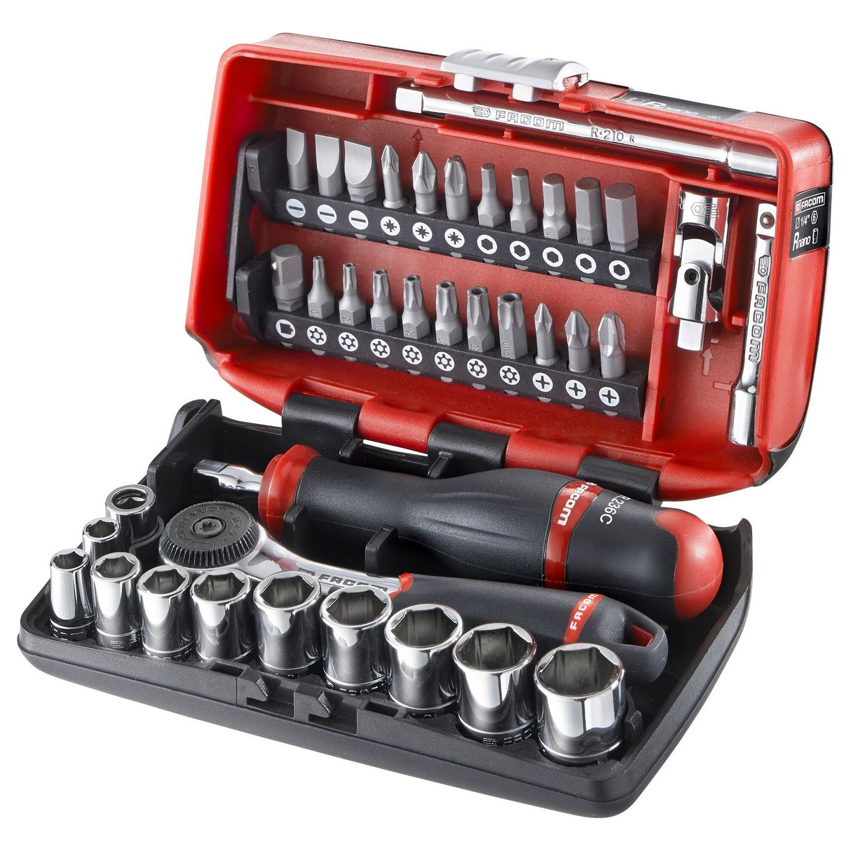 Set Chiavi a Bussola Facom R2NANOPB 1/4" 38 Pezzi
