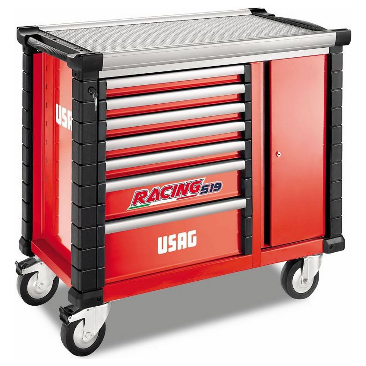 U05190097 - Warenkorb USAG RACING 519 RBO7/3V mit Seitentür und 7 Schubladen