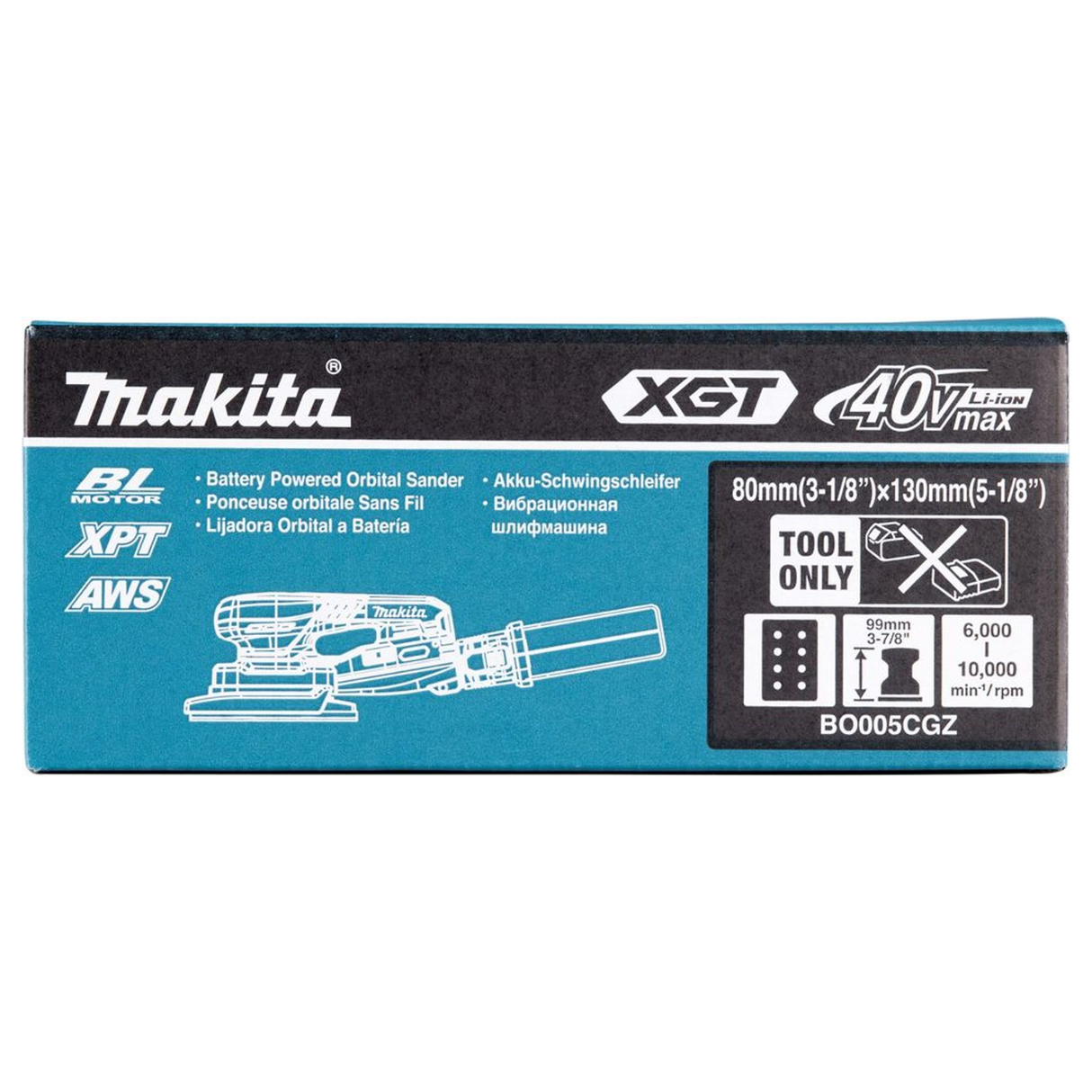 BO005CGZ - Exzenterschleifer Makita BO005CGZ 40V - Bild 19