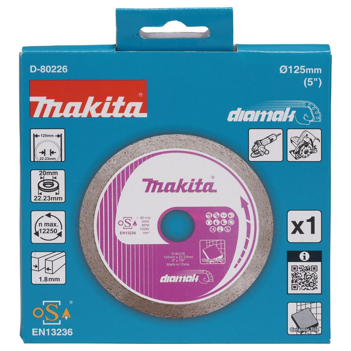 Disco Diamantato Makita D-80226 125mm