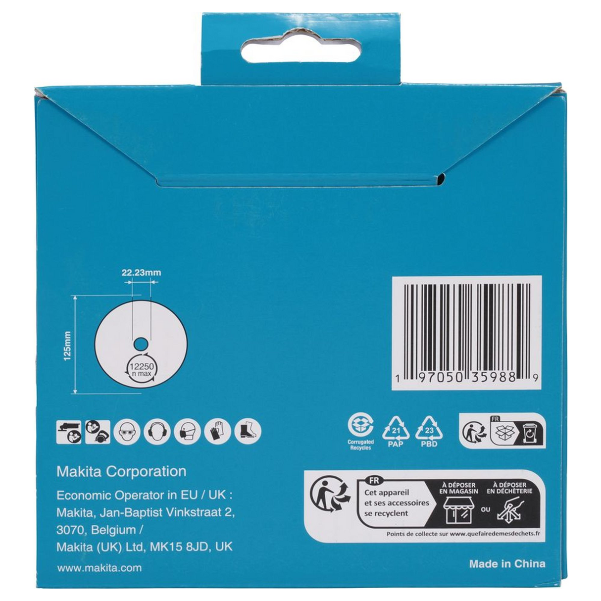Disco Diamantato Makita D-80226 125mm