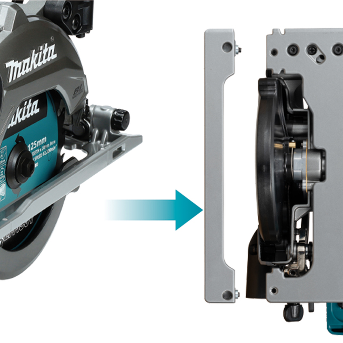 HS014GZ - Sega Circolare Makita HS014GZ 40V XGT 125mm - Immagine 14