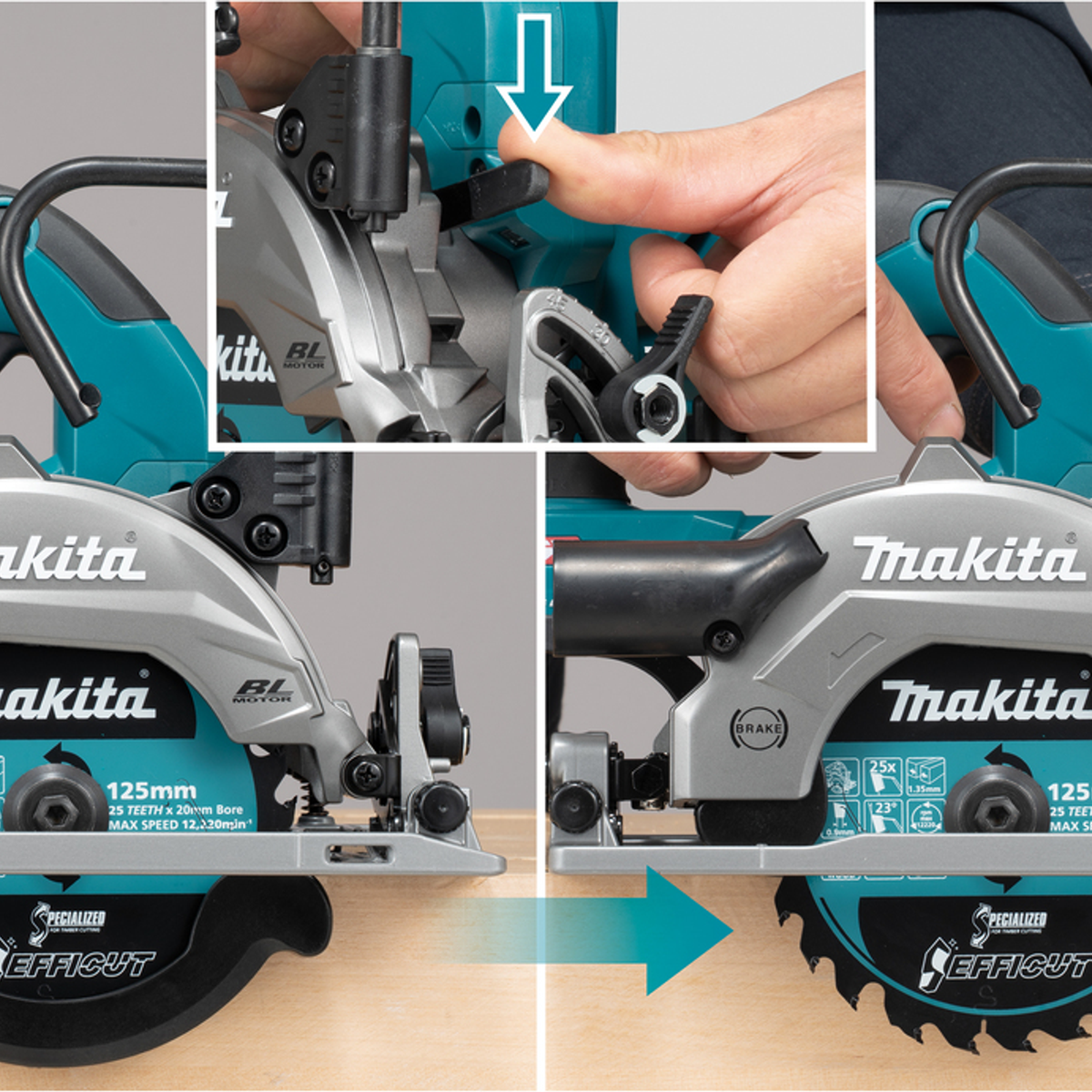 HS014GZ - Sega Circolare Makita HS014GZ 40V XGT 125mm - Immagine 15