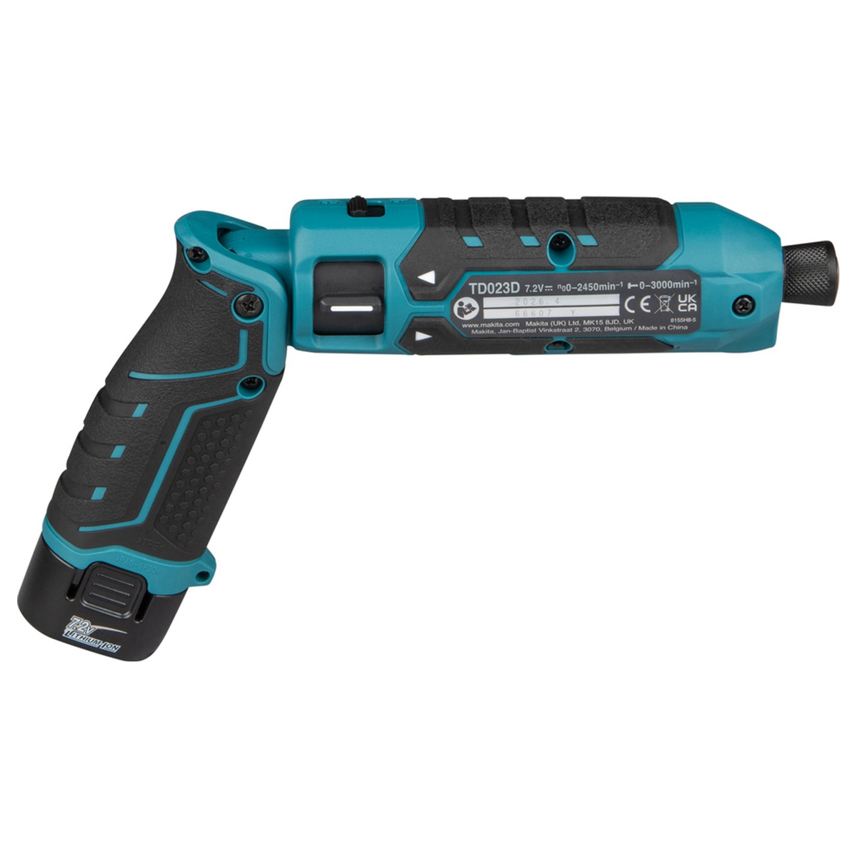 TD023DSJ - Schlagschrauber Makita TD023DSJ 7,2 V 25 Nm 1/4" - Bild 6
