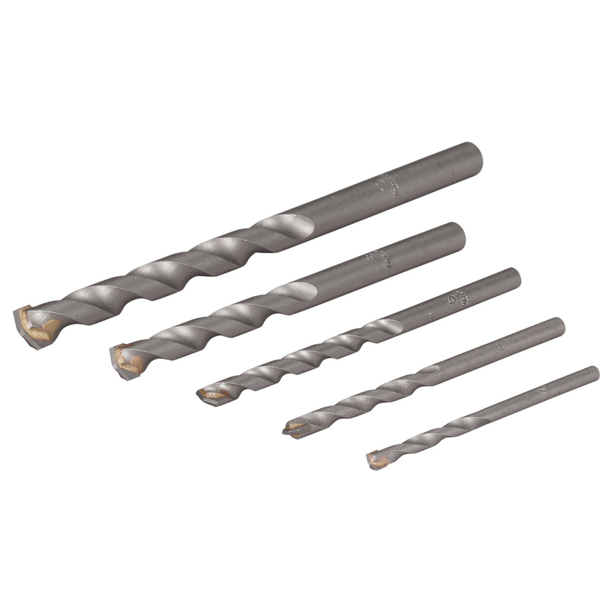 E-11536 - Set 5 Punte TCT per Muratura Makita E-11536 Codolo Cilindrico - Immagine 5