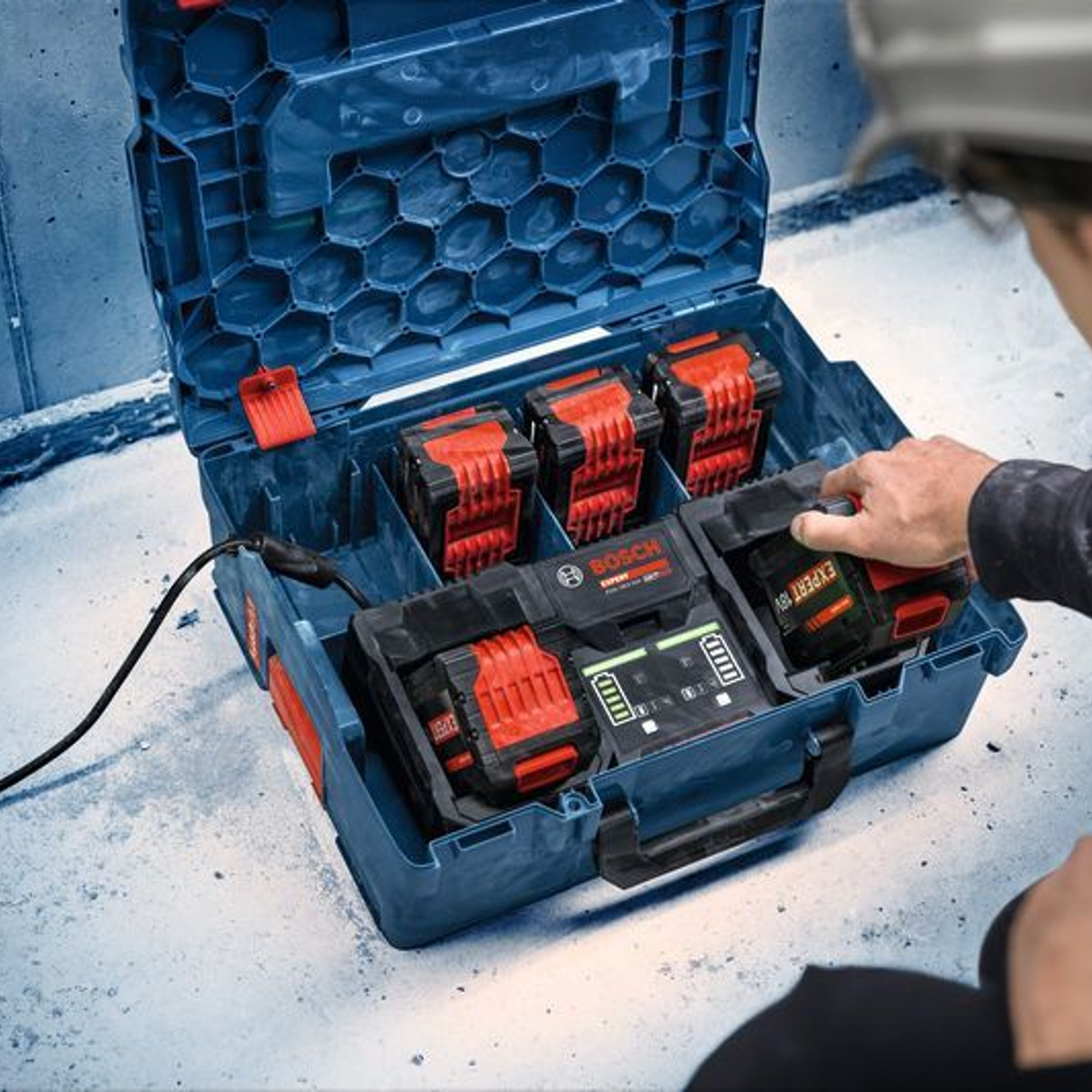 1600A02YG5 - Akkuladegerät Bosch Professional EXAL18V2-320 18V - Bild 19