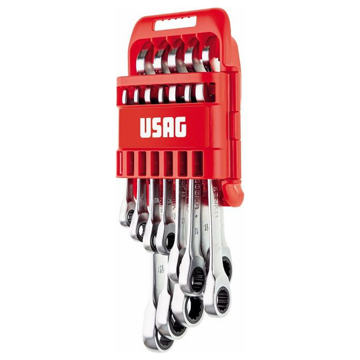 U02856342 - Satz mit 12 Ratschen-Kombinationsschlüsseln USAG 285 KB/DS12