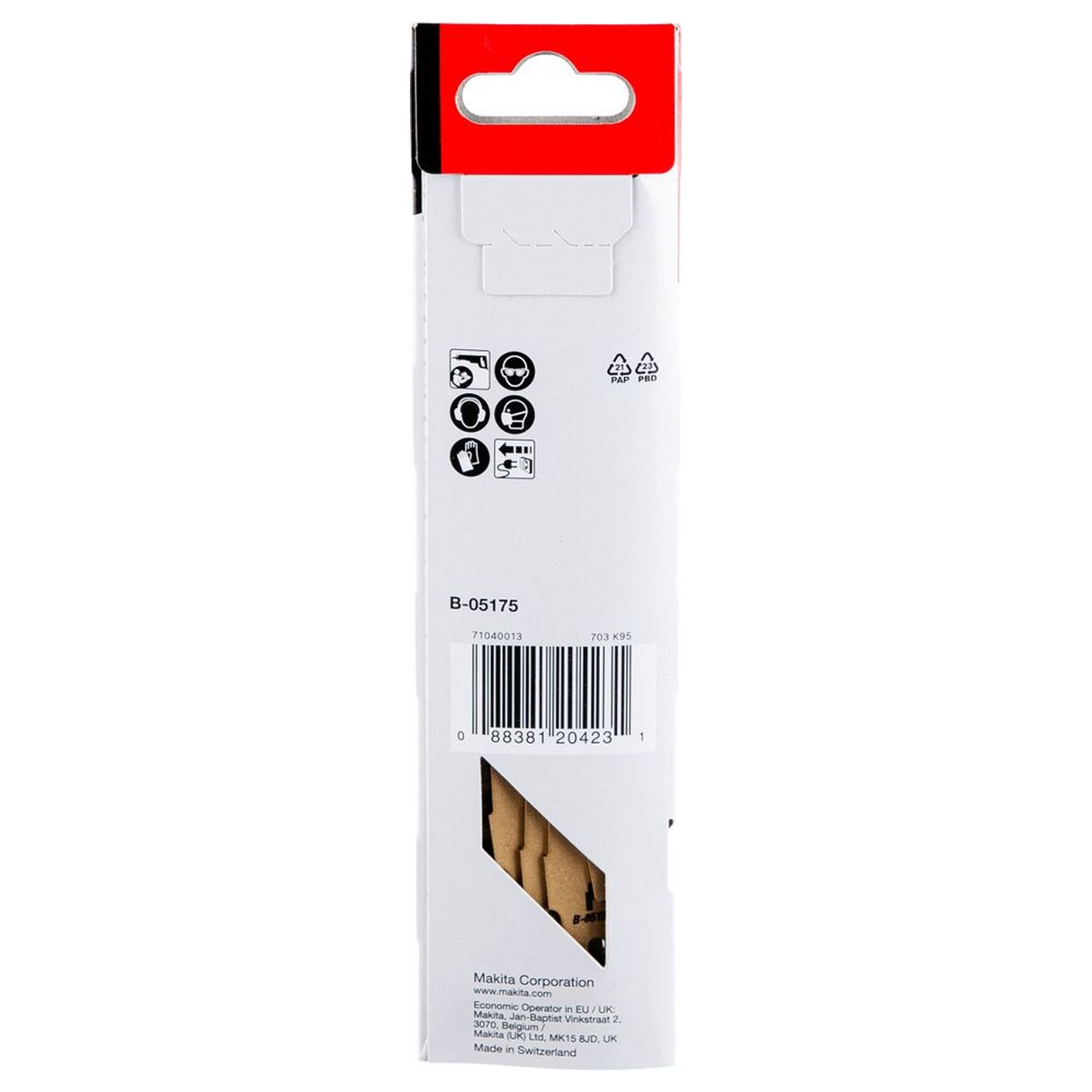B-05175 - BiM-Blätter Makita B-05175 für genageltes Holz 152 mm 6TPI - Abbildung 4