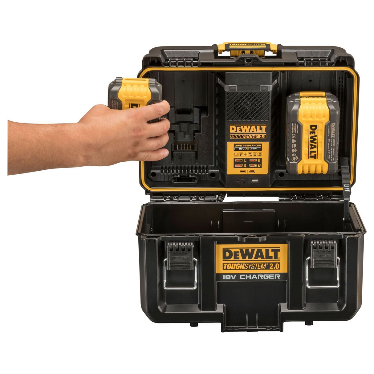 DWST83471-QW – Doppelakkuladegerät Dewalt DWST83471-QW ToughSystem 2.0 - Bild 13