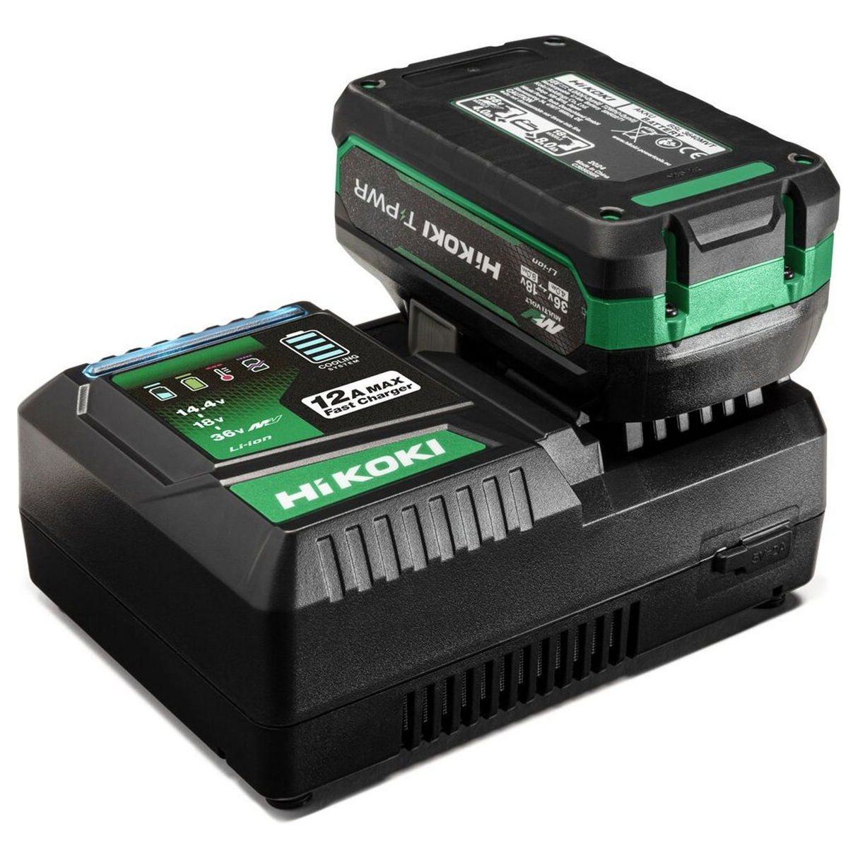UC36YSL2W0Z – HiKOKI UC36YSL2 Schnellladegerät 14,4 V – 18 V – 36 V 12 A – Abbildung 2