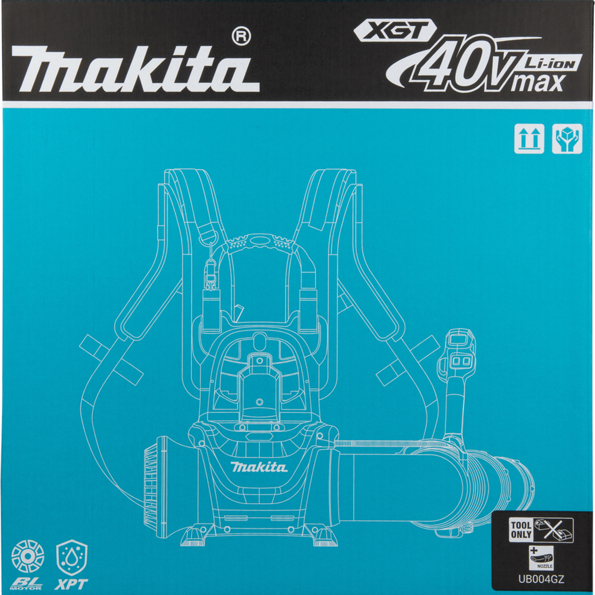 Soffiatore Spalleggiato Makita UB004GZ 40V