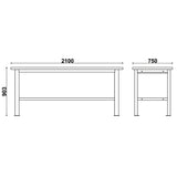 Banco da lavoro Beta C58BC-X2,1