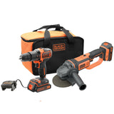 Combo Kit Black+Decker BCK24D2S-QW 18V 2Ah
