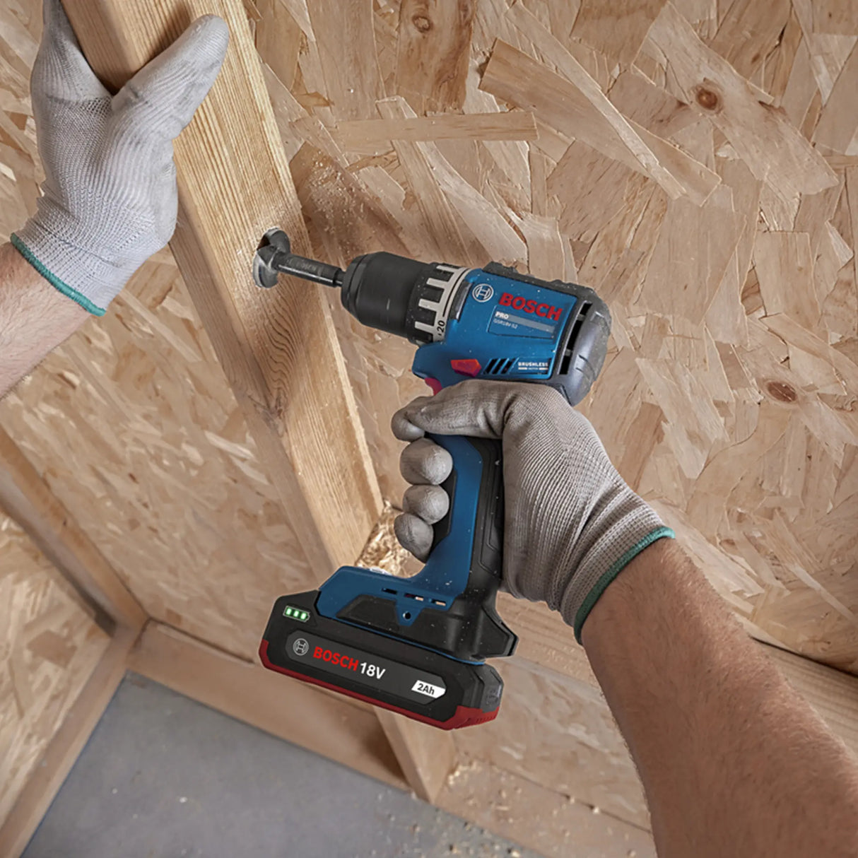 Bohrschrauber Bosch GSR18V-52 PRO 18V 2Ah