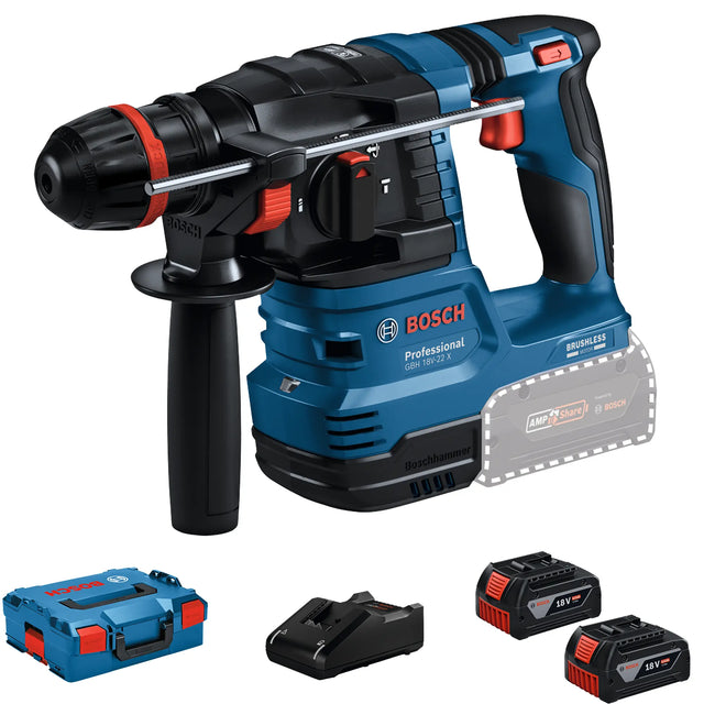 Martello Perforatore Bosch GBH 18V-22 X PRO 18V 4Ah