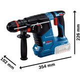 Martello Perforatore Bosch GBH 18V-24 C PRO 18V 5Ah