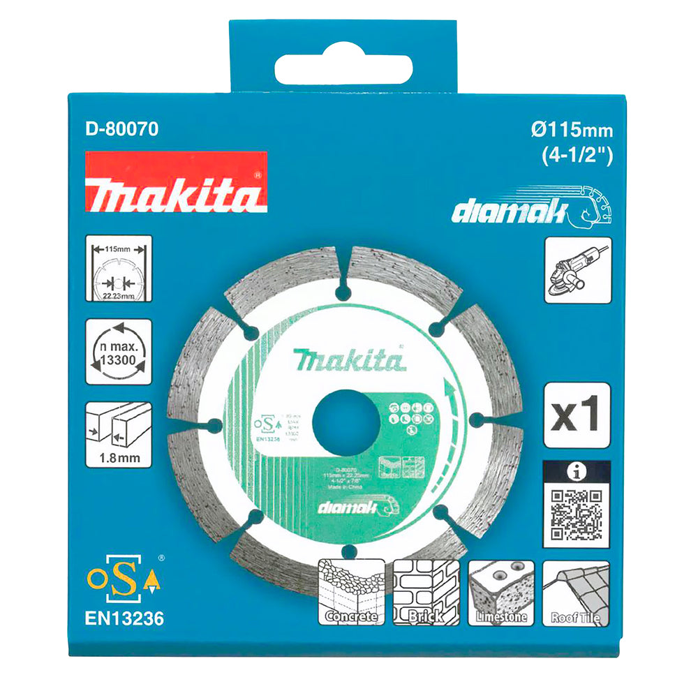 D-80070 – Segmentierte Diamanttrennscheibe Makita D-80070 115 mm - Bild 4