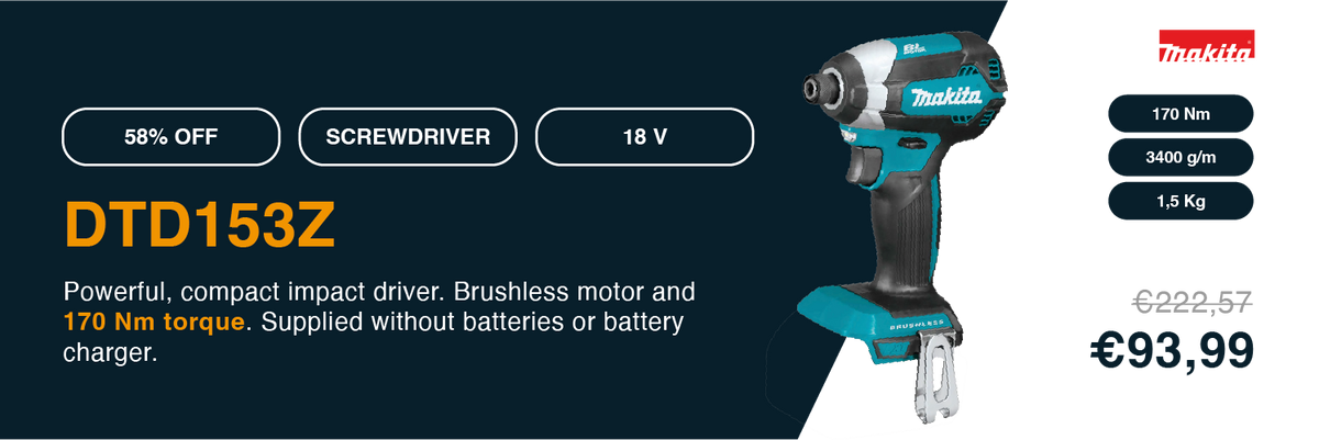 Schlagschrauber Makita DTD153ZJ 18 V