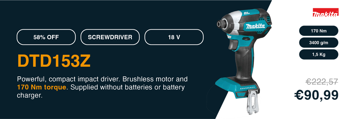 Schlagschrauber Makita DTD153ZJ 18 V