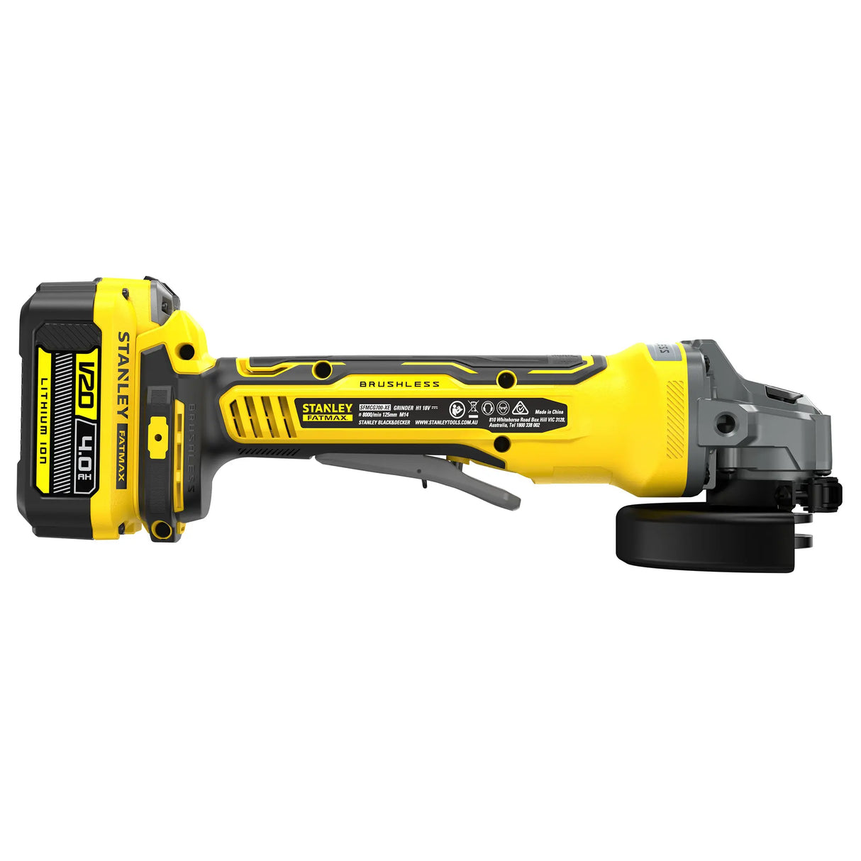 Smerigliatrice Angolare Stanley SFMCG700M2K-QW 18V 4Ah