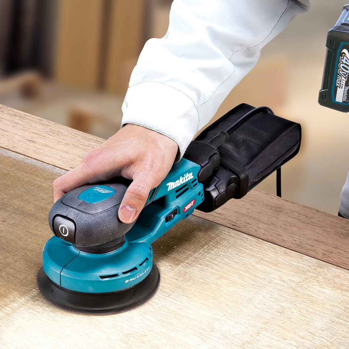 BO003CGZ - Levigatrice Rotorbitale Makita BO003CGZ 40V - Immagine 23