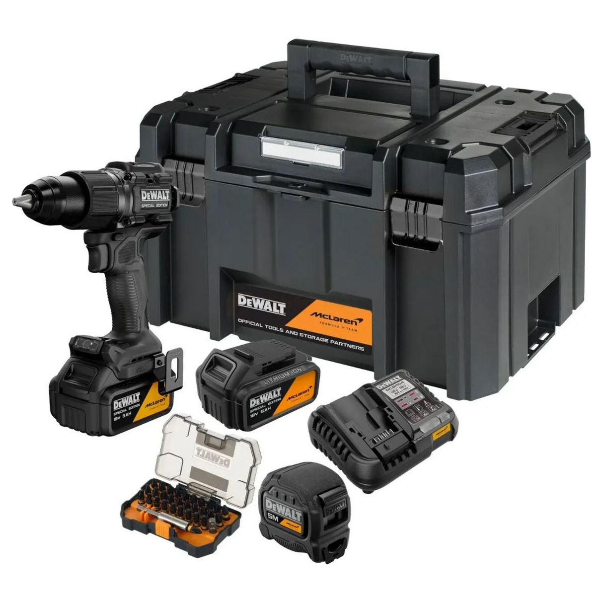 DCD86MP2KT-QW - Schlagbohrschrauber DeWalt DCD86MP2KT-QW McLaren Special Edition 18V 5Ah