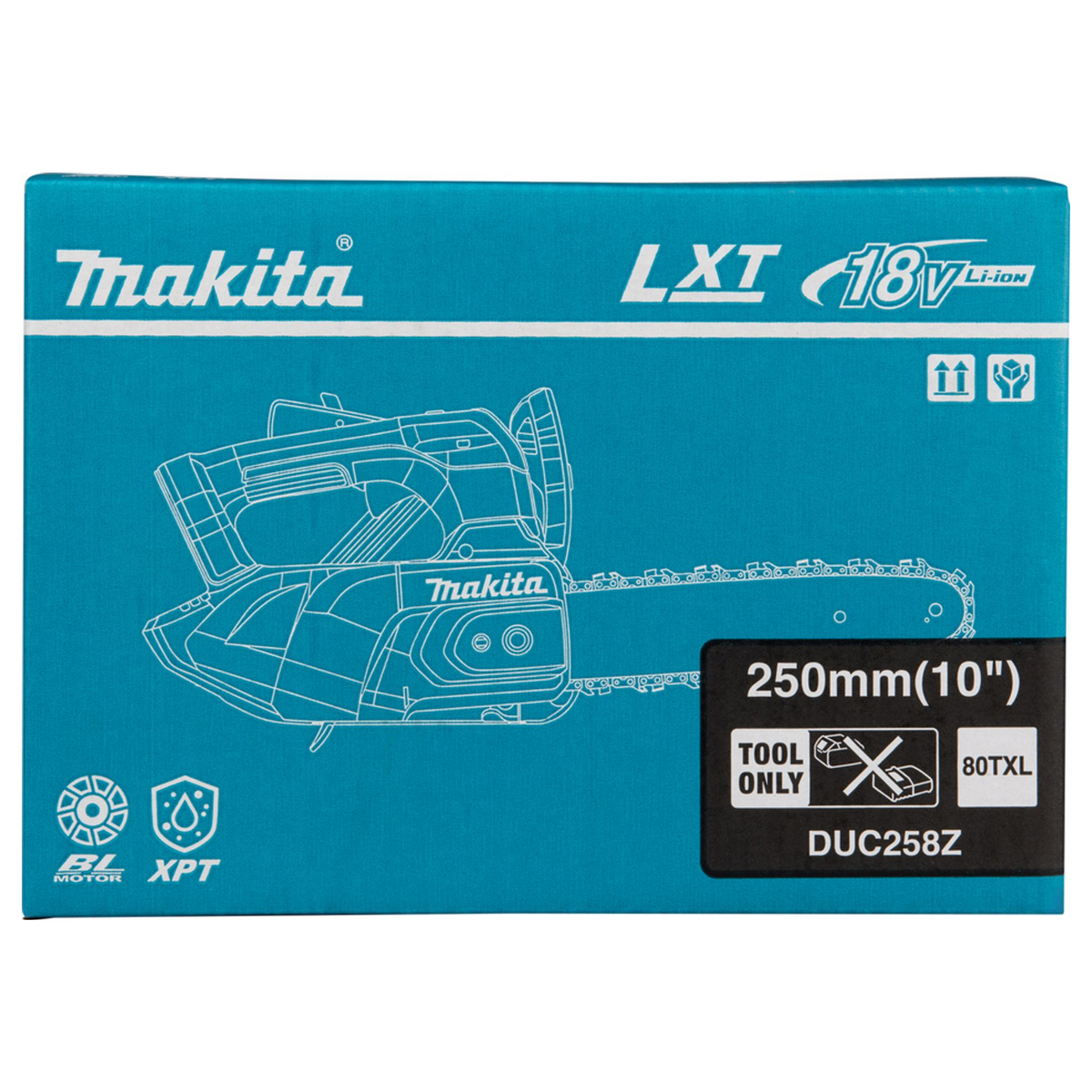 DUC258Z - Elektrische Kettensäge mit Topgriff Makita DUC258Z 18V - Bild 20