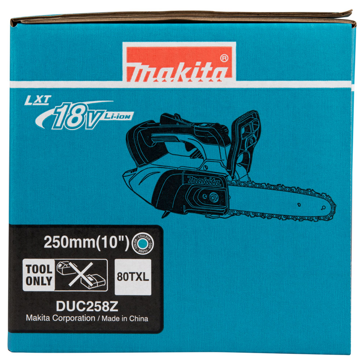 DUC258Z - Elektrische Kettensäge mit Topgriff Makita DUC258Z 18V - Bild 21