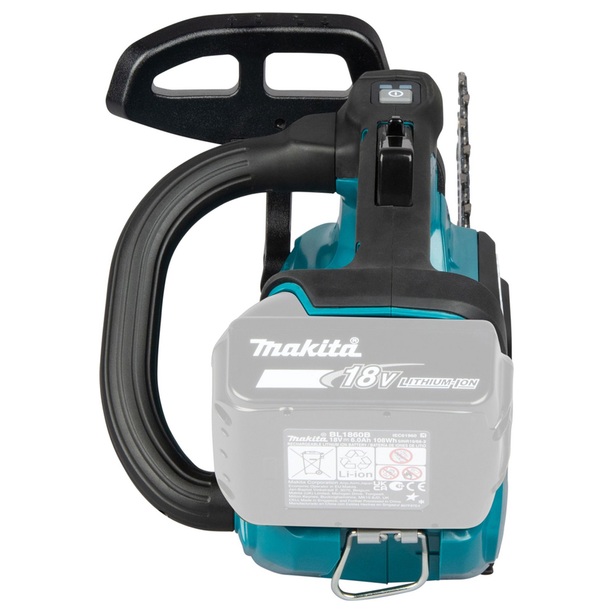 DUC258Z - Elektrische Kettensäge mit Topgriff Makita DUC258Z 18V - Bild 8