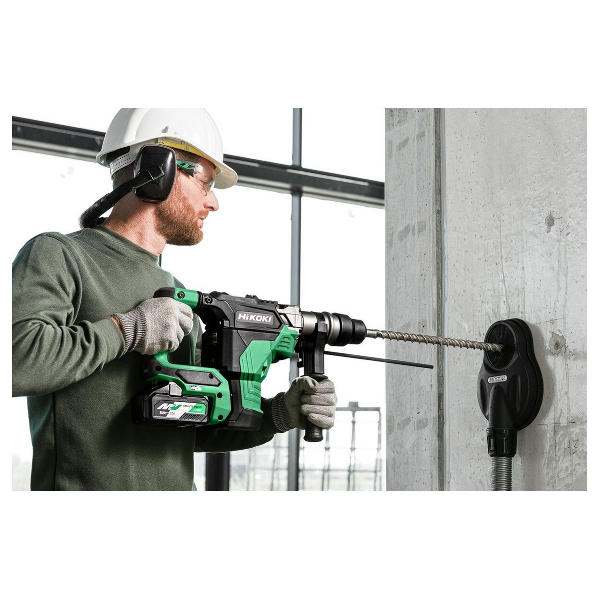 DH36DMAW2Z - Tassellatore a Batteria HiKOKI DH36DMAW2Z SDS-Max 36V 7,1J - Immagine 4